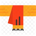 Scarf Neckwear Muffler Icon