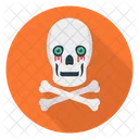 Scary Skull Halloween Icon