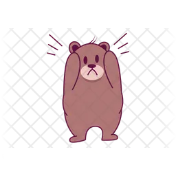 Scary Bear  Icon