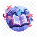 Scary Book Story Fantasy Icon