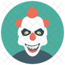 Scary Clown Whiteface Clown Halloween Clown Icon