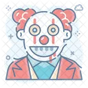 Scary Clown Evil Joker Halloween Icon