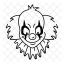 Scary Clown Jester Costume Icon