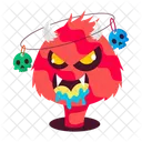 Scary Creature Evil Devil Icon