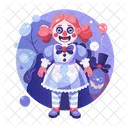 Scary Doll Toy Spooky Icon