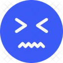 Scary Emoji Expression Icon