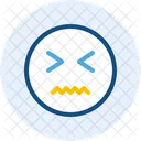 Scary Emoji Expression Icon