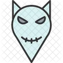 Scary Face Fear Ghost Icon
