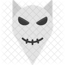 Scary Face Fear Ghost Icon
