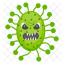 Microorganism Scary Germ Scary Bacteria Icon