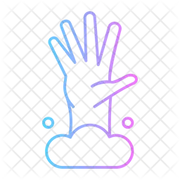 Scary Hand  Icon