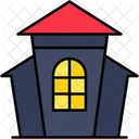 Scary Home Horror House Castle Icon