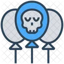 Halloween Scary Balloon Icon