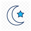 Night Moon Star Icon