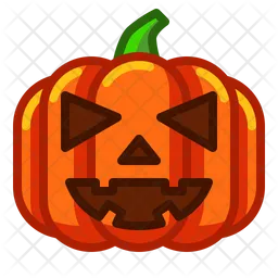 Scary Pumpkin Emoji Icon