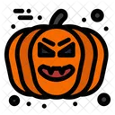 Scary Pumpkin Halloween Pumpkin Pumpkin Icon