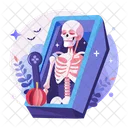 Scary Skeleton Scary Spooky Icon