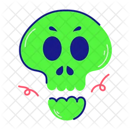 Scary Skull  Icon