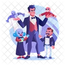 Scary Storytelling Story Show Icon