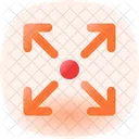 Scatter Arrow Icon