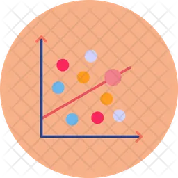 Scatter Graph  Icon