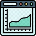 Scatter Graph Business And Finance Analytics Icon