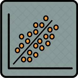 Scatter Plot  Icon