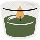 Scented Candle Aromatic Burning Candle Icon