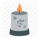 Spa Candle Floral Icon