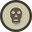 Totenkopf Neonschilder Skelett Icon