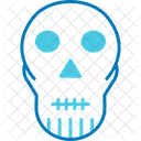 Totenkopf Neonschilder Skelett Symbol