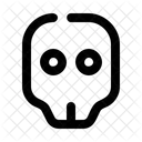 Knochen Schadel Osteologie Symbol