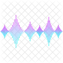 Schallwellen Musikklange Audiowellen Symbol