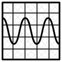 Schallwellen Wellendiagramm Audiowellen Symbol