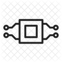 Chip Chipsatz IC Symbol