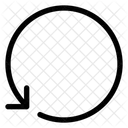 Schaltfläche Aktualisieren Pfeil  Symbol