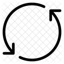 Schaltfläche Aktualisieren Pfeile  Symbol