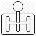 Schalthebel Getriebe Auto Symbol