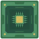 Chipsatz Prozessor Chip Symbol