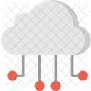 Schaltungs-Cloud-Computing  Symbol