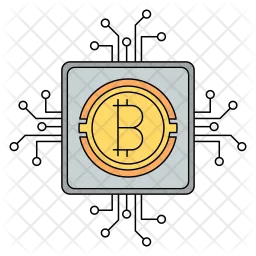 Schaltung mit Bitcoin  Symbol