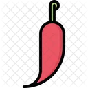 Peperoni Scharf Paprika Symbol