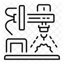 Kettmaschine Baummaschine Herstellung Symbol
