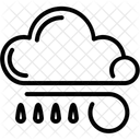 Schauerwetter Schauer Wolken Symbol