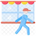 Schaufenster Einkaufen Geschaft Symbol