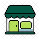 Schaufenster Geschaft E Commerce Symbol