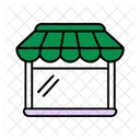 Schaufenster Geschaft E Commerce Symbol