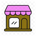 Schaufenster Geschaft E Commerce Symbol