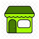 Schaufenster Geschaft E Commerce Symbol