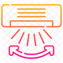 Schaukel Klimaanlage Symbol